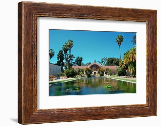 Balboa Park in San Diego with Architecture.-Songquan Deng-Framed Photographic Print