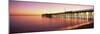 Balboa Pier at sunset, Newport Beach, Orange County, California, USA-null-Mounted Photographic Print