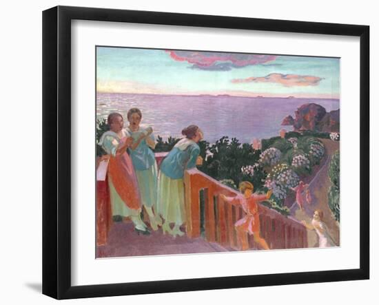 Balcon a Silencio, 1918-Maurice Denis-Framed Giclee Print