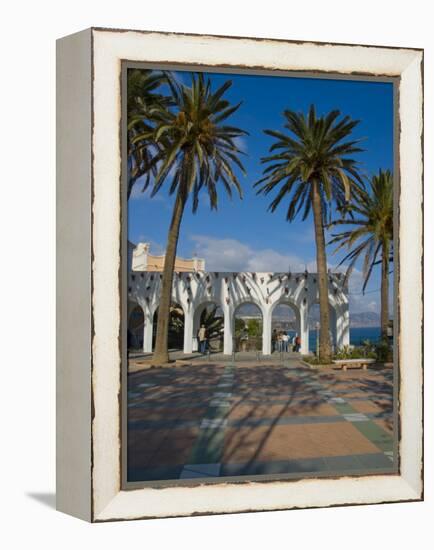 Balcon De Europa, Nerja, Costa Del Sol, Andalucia, Spain, Europe-Charles Bowman-Framed Premier Image Canvas