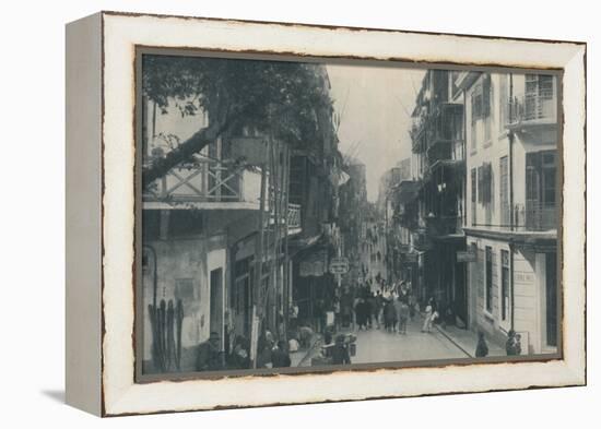 'Balconied Buildings of a Populous Trade Highway Running East and West, c1935-Unknown-Framed Premier Image Canvas