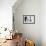 Balcony and Window, Sidi Bou Said, Tunisia, North Africa-Nico Tondini-Framed Photographic Print displayed on a wall