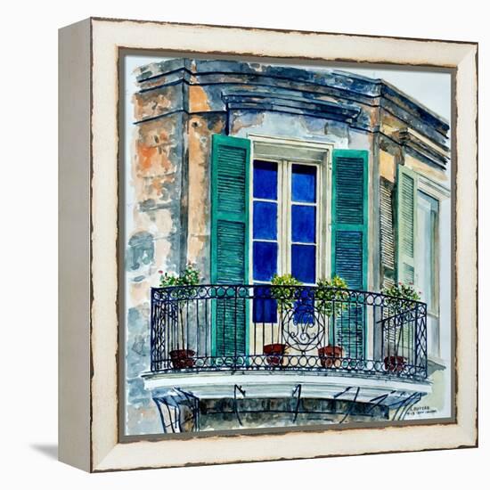 Balcony, New Orleans-Anthony Butera-Framed Premier Image Canvas