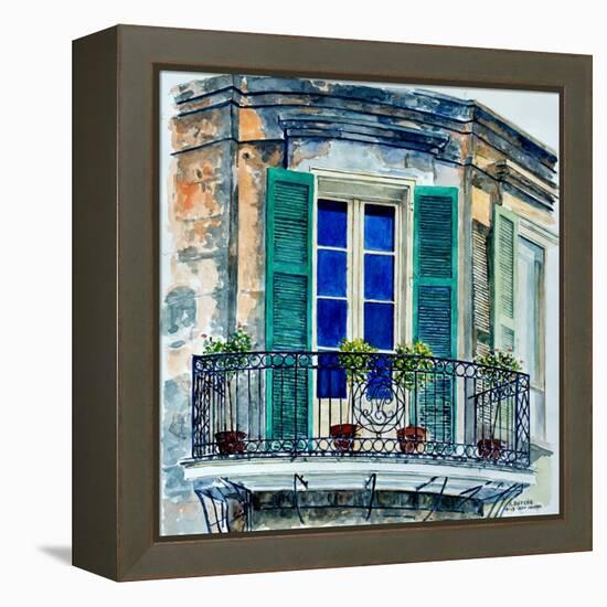 Balcony, New Orleans-Anthony Butera-Framed Premier Image Canvas