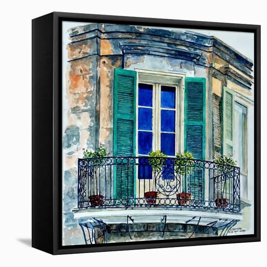 Balcony, New Orleans-Anthony Butera-Framed Premier Image Canvas