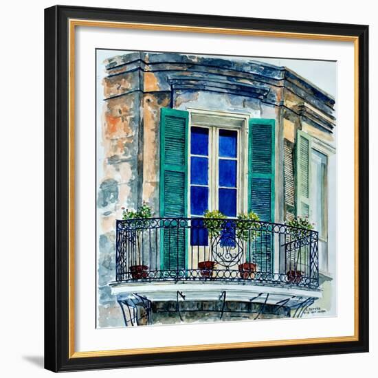 Balcony, New Orleans-Anthony Butera-Framed Giclee Print