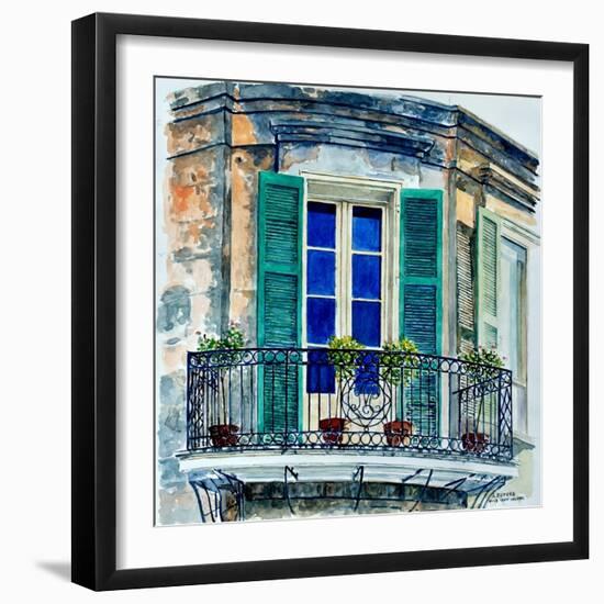 Balcony, New Orleans-Anthony Butera-Framed Giclee Print