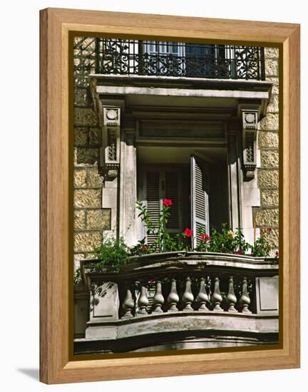 Balcony, Nice, France-Charles Sleicher-Framed Premier Image Canvas