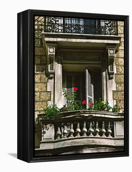 Balcony, Nice, France-Charles Sleicher-Framed Premier Image Canvas