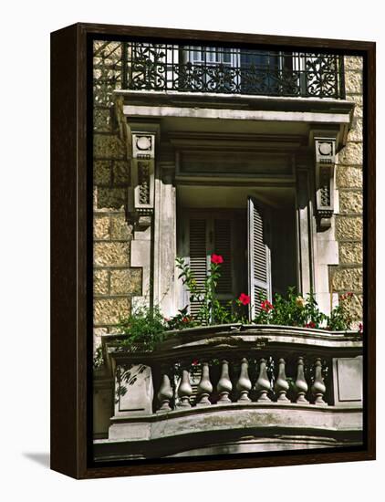 Balcony, Nice, France-Charles Sleicher-Framed Premier Image Canvas