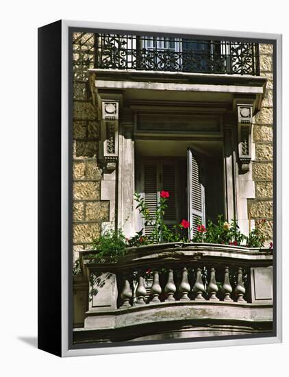 Balcony, Nice, France-Charles Sleicher-Framed Premier Image Canvas