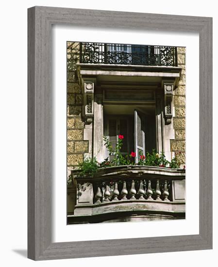 Balcony, Nice, France-Charles Sleicher-Framed Photographic Print