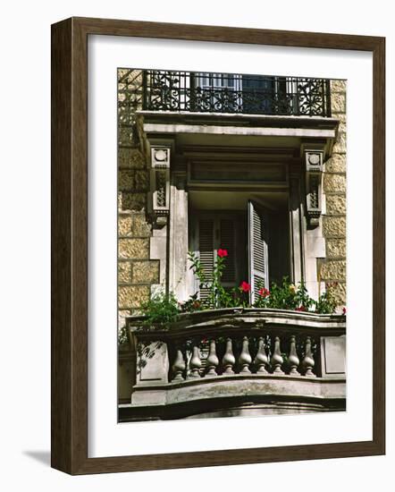 Balcony, Nice, France-Charles Sleicher-Framed Photographic Print