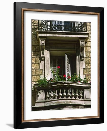 Balcony, Nice, France-Charles Sleicher-Framed Photographic Print