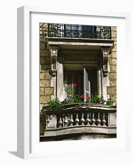 Balcony, Nice, France-Charles Sleicher-Framed Photographic Print