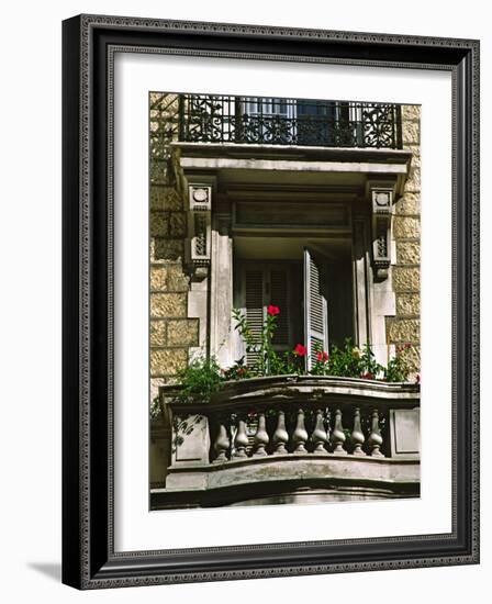 Balcony, Nice, France-Charles Sleicher-Framed Photographic Print