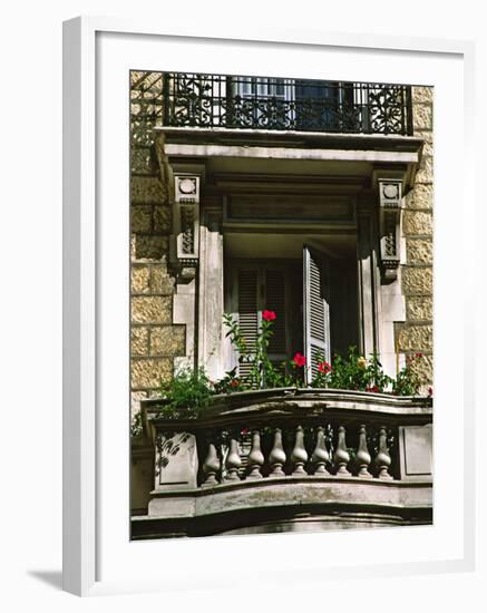 Balcony, Nice, France-Charles Sleicher-Framed Photographic Print