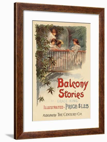 Balcony Stories By Grace King-null-Framed Art Print