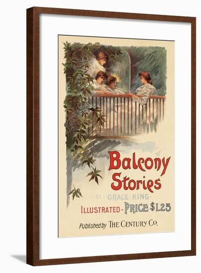 Balcony Stories By Grace King-null-Framed Art Print