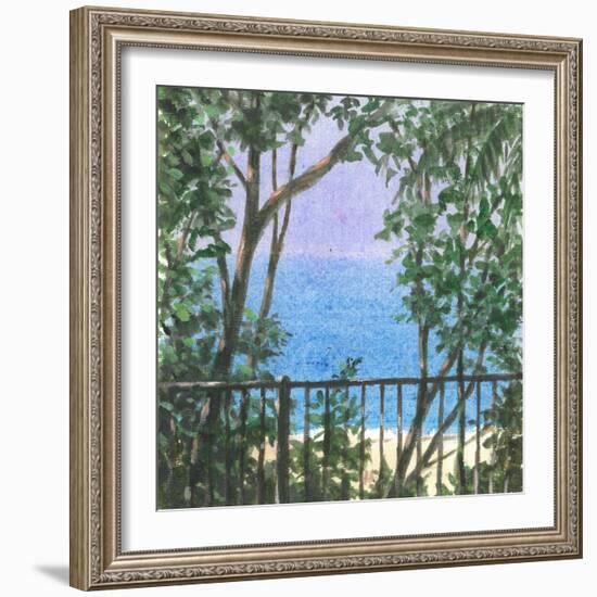 Balcony View, 2015-Lincoln Seligman-Framed Giclee Print