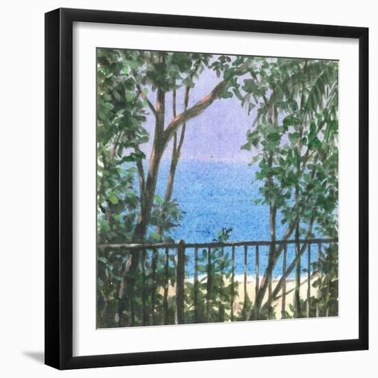 Balcony View, 2015-Lincoln Seligman-Framed Giclee Print