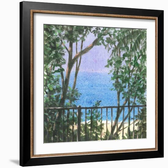 Balcony View, 2015-Lincoln Seligman-Framed Giclee Print