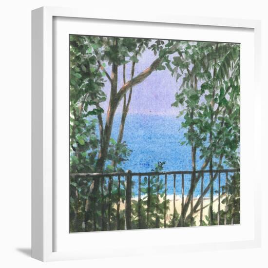 Balcony View, 2015-Lincoln Seligman-Framed Giclee Print