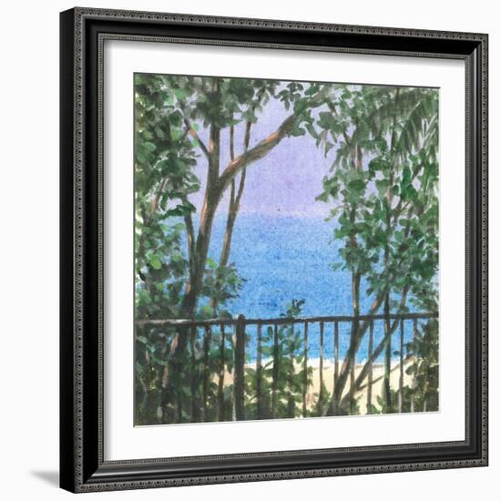 Balcony View, 2015-Lincoln Seligman-Framed Giclee Print