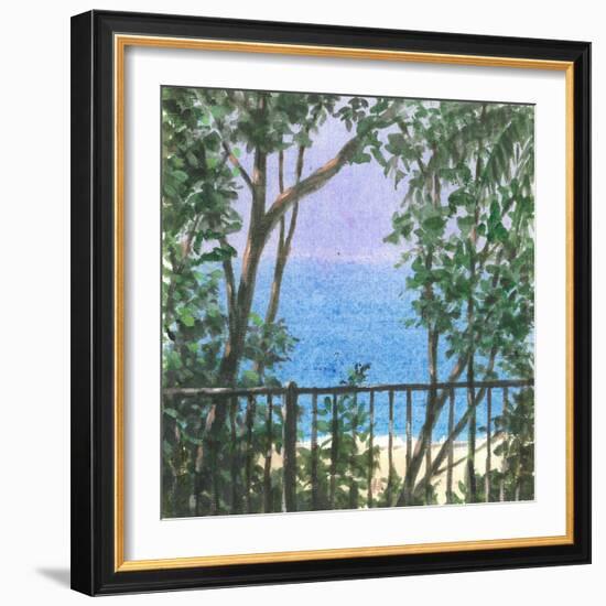 Balcony View, 2015-Lincoln Seligman-Framed Giclee Print