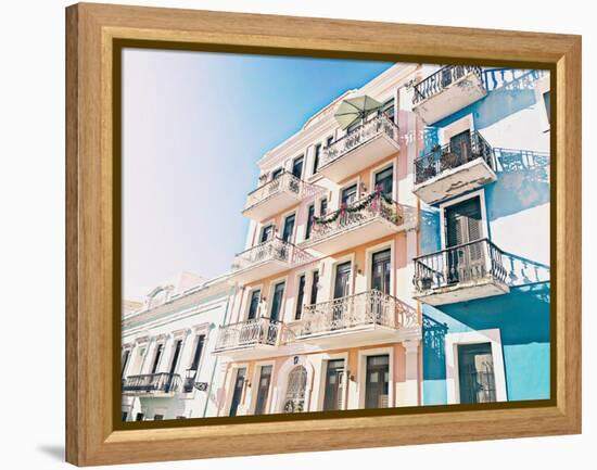 Balcony View-Acosta-Framed Stretched Canvas