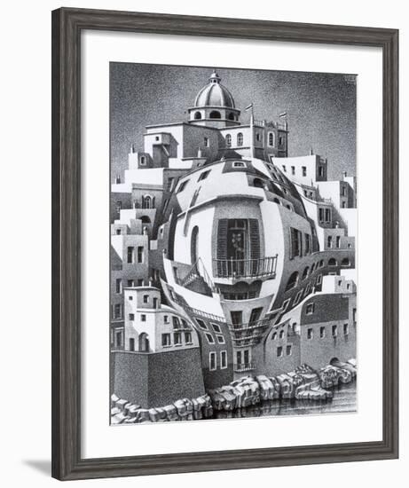 Balcony-M^ C^ Escher-Framed Art Print