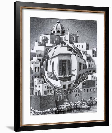 Balcony-M^ C^ Escher-Framed Art Print