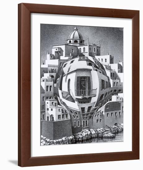 Balcony-M^ C^ Escher-Framed Art Print