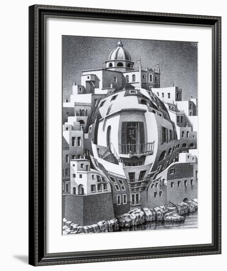 Balcony-M^ C^ Escher-Framed Art Print