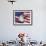 Bald Eagle and American Flag-Joseph Sohm-Framed Photographic Print displayed on a wall