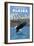 Bald Eagle Diving, Fairbanks, Alaska-Lantern Press-Framed Art Print