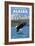 Bald Eagle Diving, Ketchikan, Alaska-Lantern Press-Framed Art Print