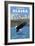 Bald Eagle Diving, Seward, Alaska-Lantern Press-Framed Art Print