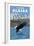 Bald Eagle Diving, Yukon, Alaska-Lantern Press-Framed Art Print