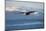 Bald Eagle flying over the ocean, snow mountain in the distance, Homer, Alaska, USA-Keren Su-Mounted Photographic Print