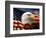 Bald Eagle Head and American Flag-Joseph Sohm-Framed Photographic Print