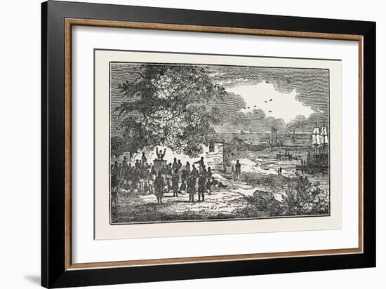 Baldaeus Preaching to the Natives of Point Pedro-null-Framed Giclee Print