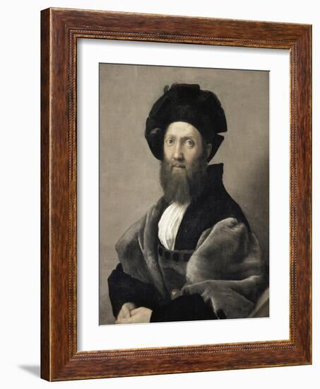 Baldassare Castiglione, c.1516-Raphael-Framed Giclee Print