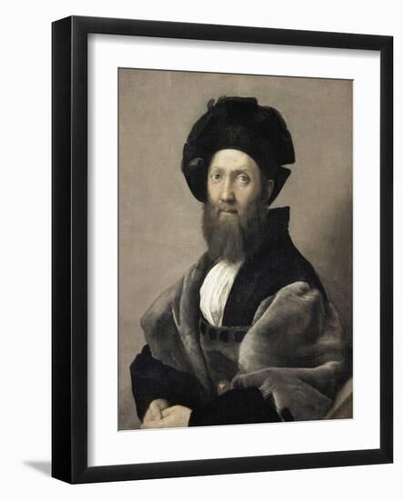 Baldassare Castiglione, c.1516-Raphael-Framed Giclee Print