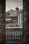 Architectural View, Detail from Frescoes-Baldassarre Peruzzi-Giclee Print