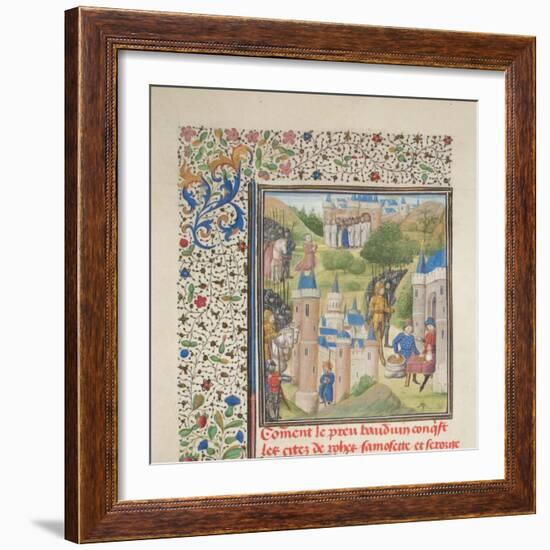 Baldwin of Boulogne Entering Edessa in February 1098-null-Framed Giclee Print