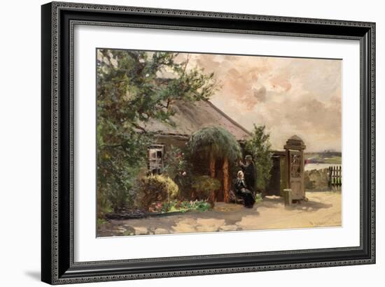 Balgay Lodge, Dundee (Oil on Canvas)-William Bradley Lamond-Framed Giclee Print