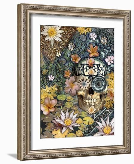 Bali Botaniskull-Fusion Idol Arts-Framed Giclee Print