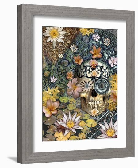 Bali Botaniskull-Fusion Idol Arts-Framed Giclee Print