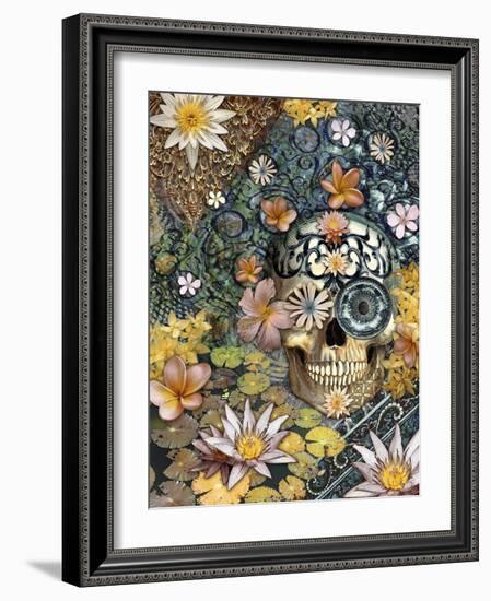 Bali Botaniskull-Fusion Idol Arts-Framed Giclee Print